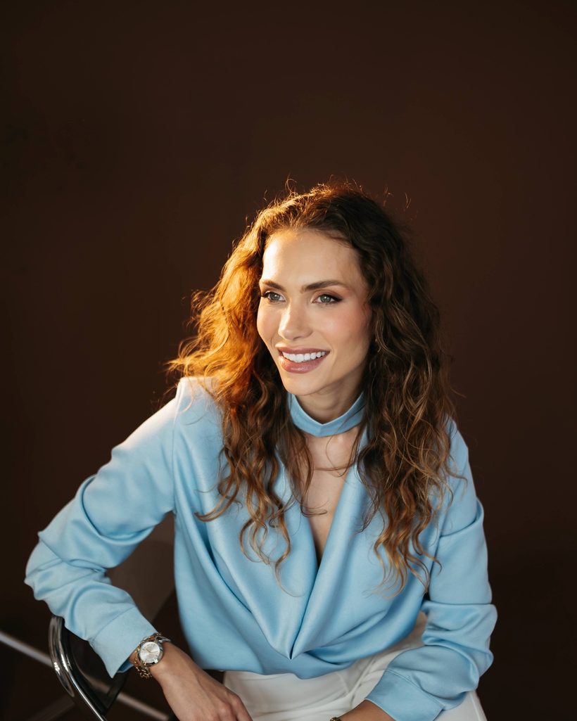 Luiza Gabbi Biesdorf em atendimento